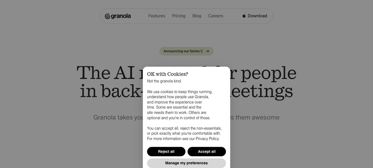Granola — Mac-native AI note-taker for consultants