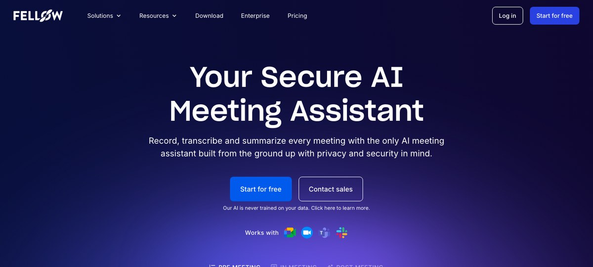 Fellow — Botless Recording for Slack Huddles and impromptu syncs