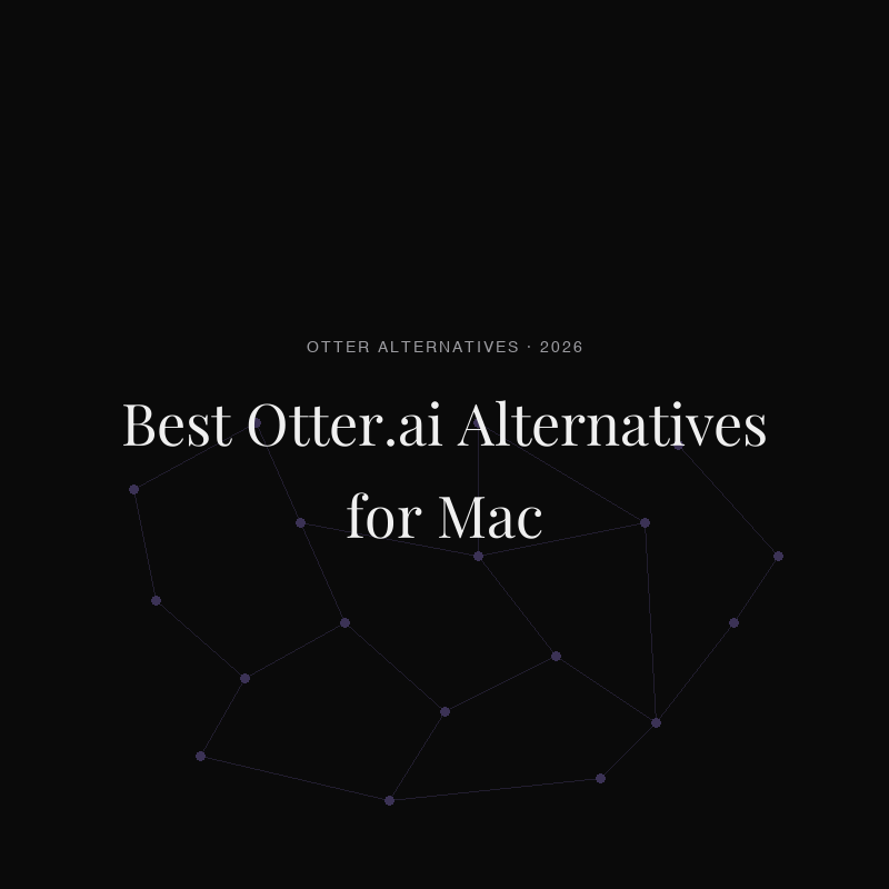 Best Otter.ai Alternatives for Mac in 2026: 6 Bot-Free Picks That Actually Fit Your Workflow