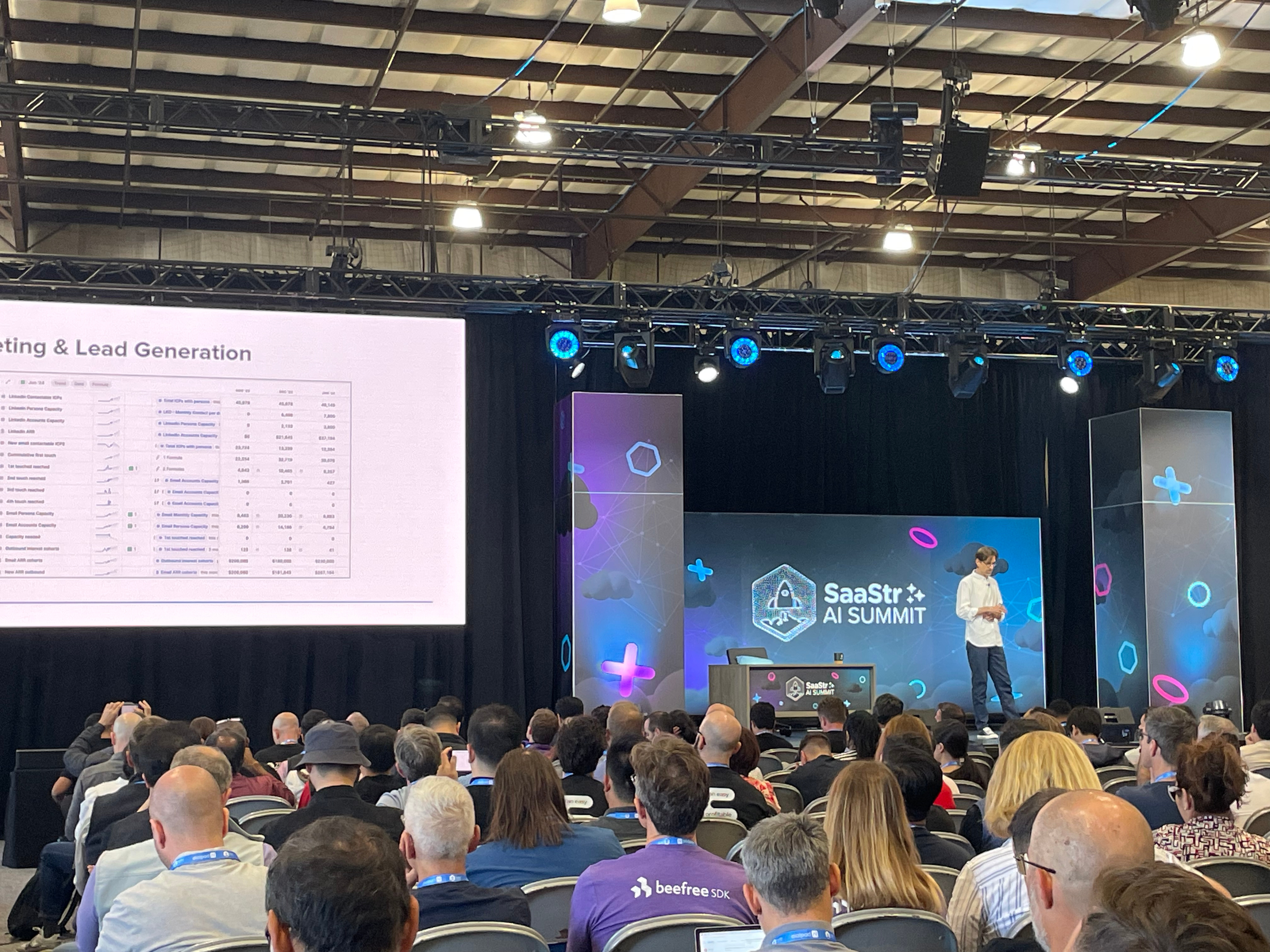 SaaStr 2025 Day 1 networking and first impressions at the conference